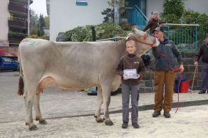 k-8Schneutersiegerin ltere und hchster Eiweissgehalt 4.22 Dally VIAMALA Ueli und Tim Schwegler